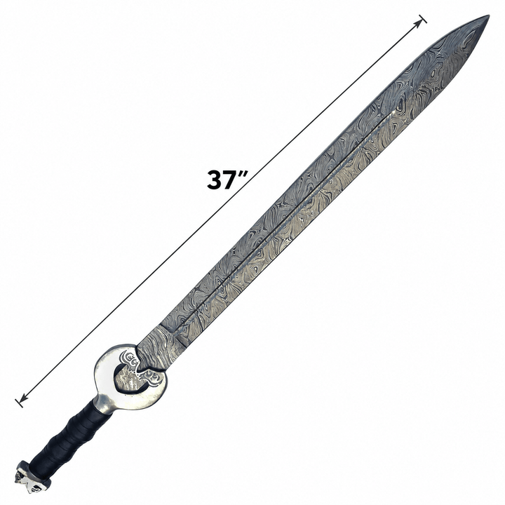 Spanish Longsword - El Cid Sword - Damascus Steel 37" - Battling Blades
