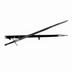 Longsword with Knife - 55"- High Carbon 1095 Steel Sword With Clay Temper - Battling Blades