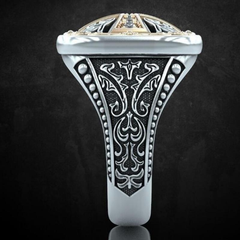Medieval Crusader Templar Knights Cross Ring