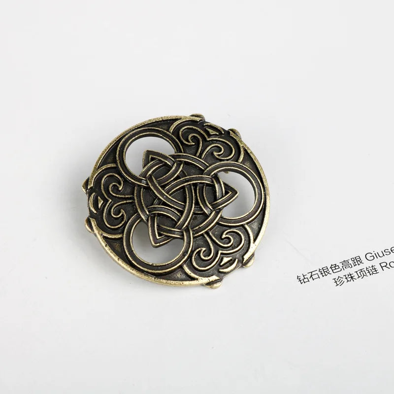 Viking Vintage Knot Brooch - Norse Shawl Pin