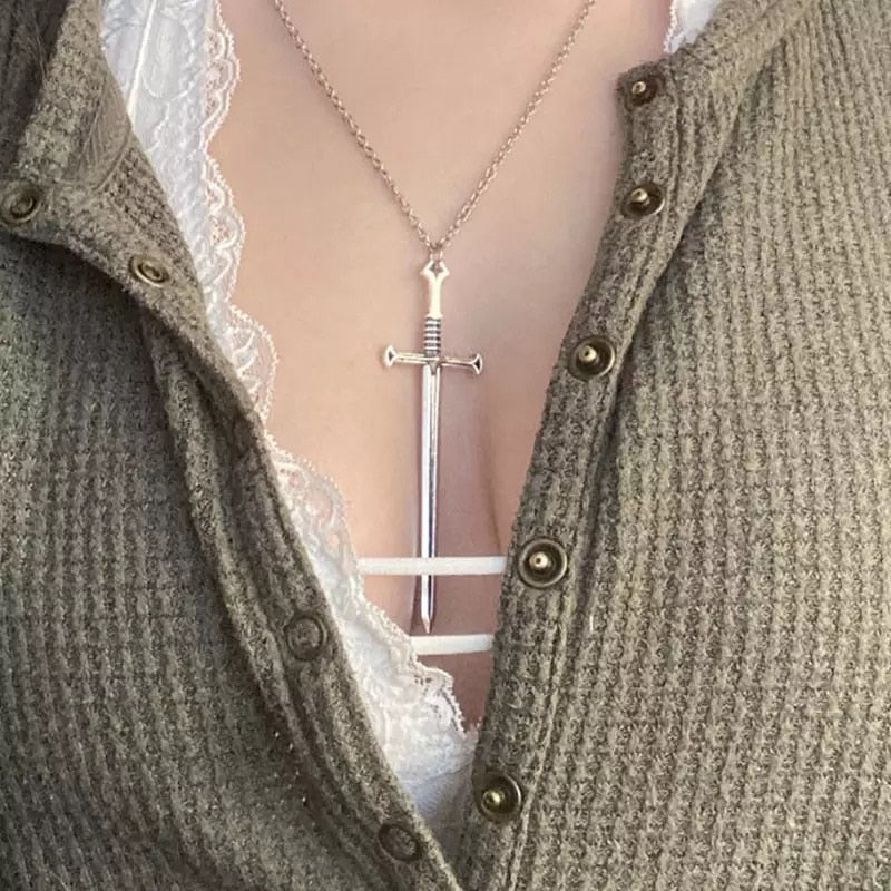 Medieval Sword Necklace