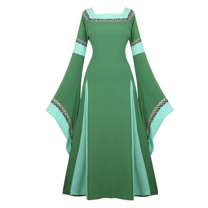 Renaissance Elegance: Irish Long Dress