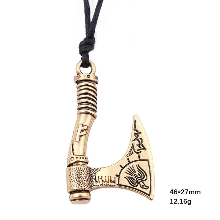 Nordic Rune Amulet Necklace - Scandinavian Axe