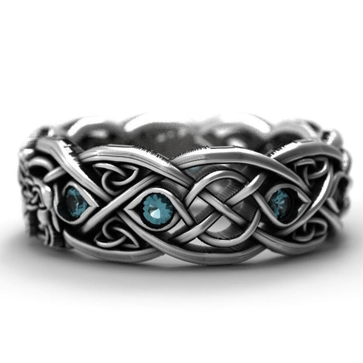 Huitan Giant Wolf Nordic Mythology Ring