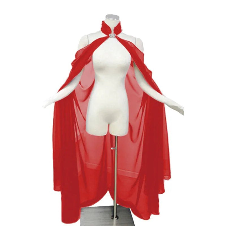 Elven Queen Mesh Cape - Fairy Wedding Dress - Battling Blades