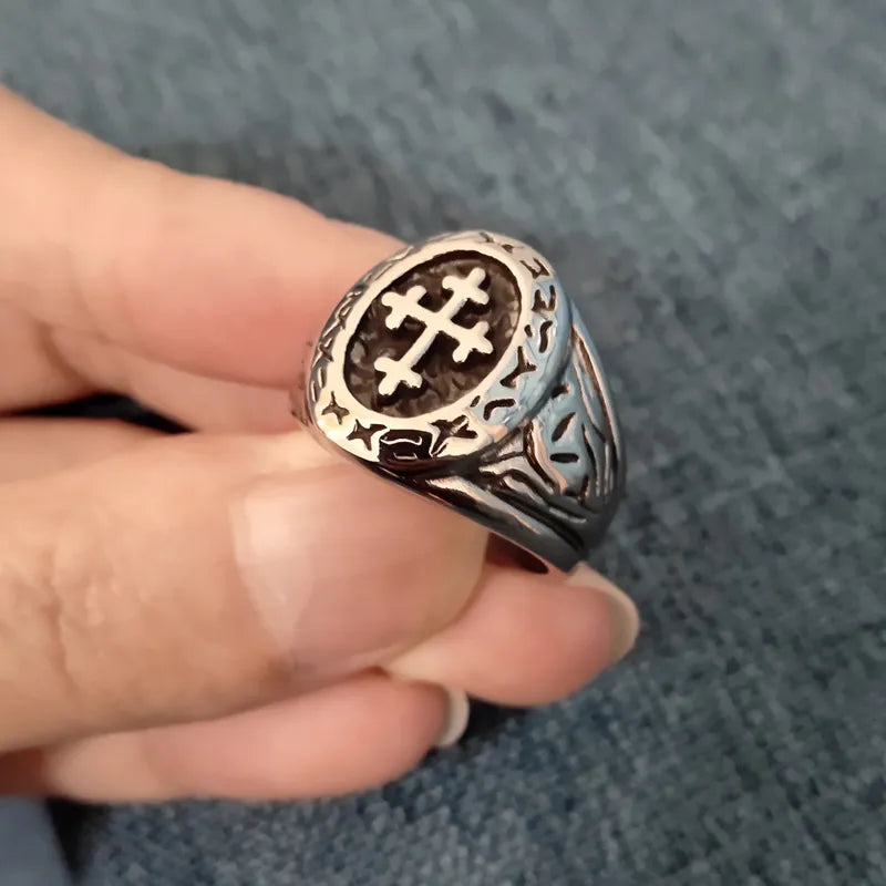 Medieval Crusader Knight Templar Ring