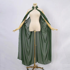Elven Queen Mesh Cape - Fairy Wedding Dress - Battling Blades