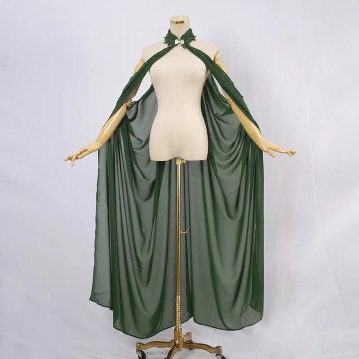 Elven Queen Mesh Cape - Fairy Wedding Dress - Battling Blades