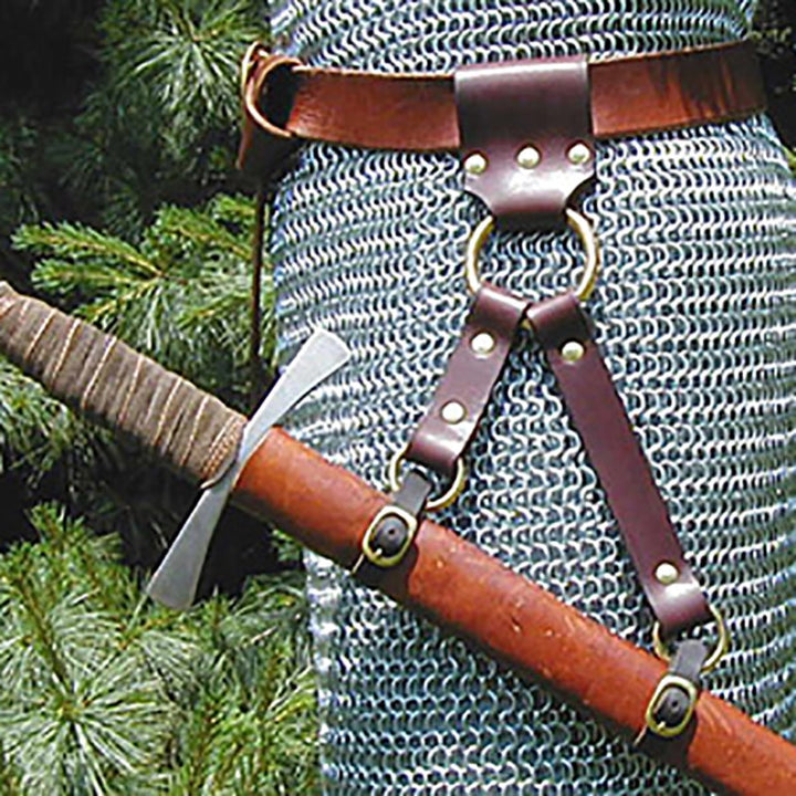 Medieval Mastery: Viking's Sword Frog Belt