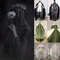 Elven Queen Mesh Cape - Fairy Wedding Dress - Battling Blades