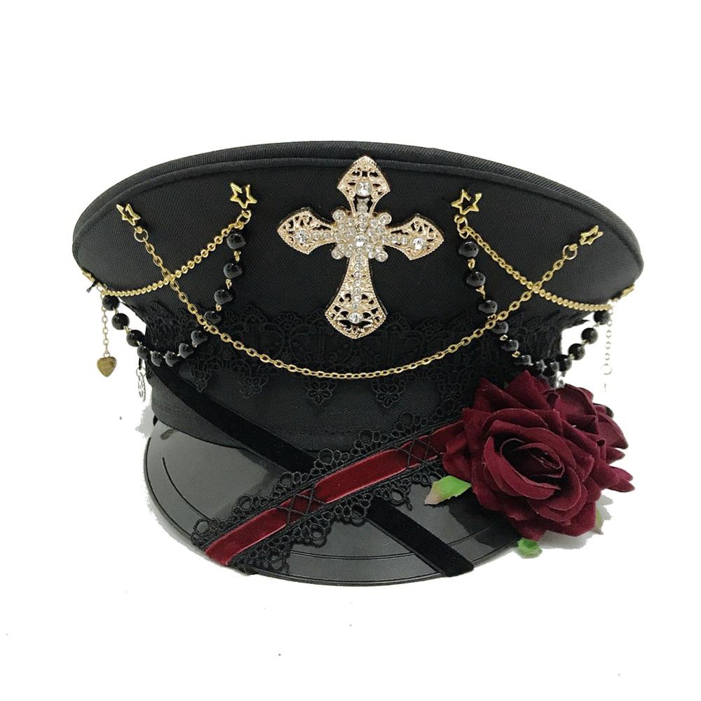 Gothic Lolita Military Hat