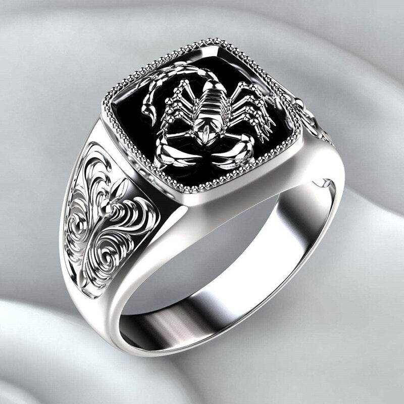 Huitan Giant Wolf Nordic Mythology Ring