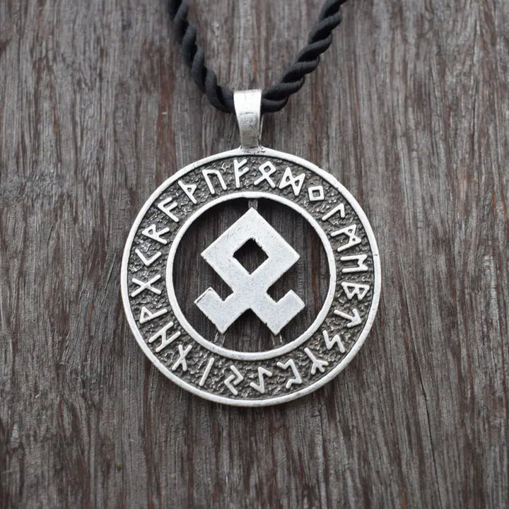 Viking Odal Rune Amulet - Runic Nordic Talisman