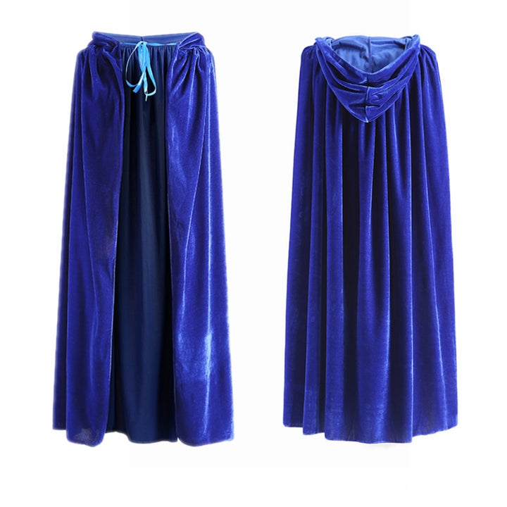 Velvet Enchantress Cloak: Medieval Wicca Robe