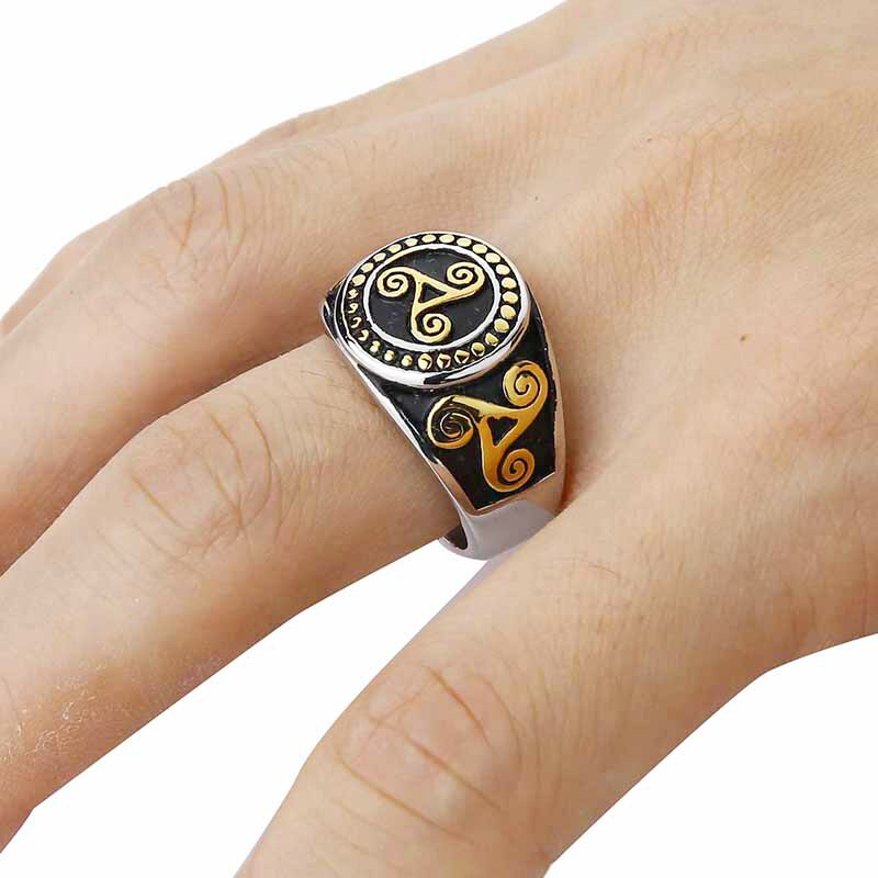 Norse Viking Rune - Odin Symbol Amulet Ring