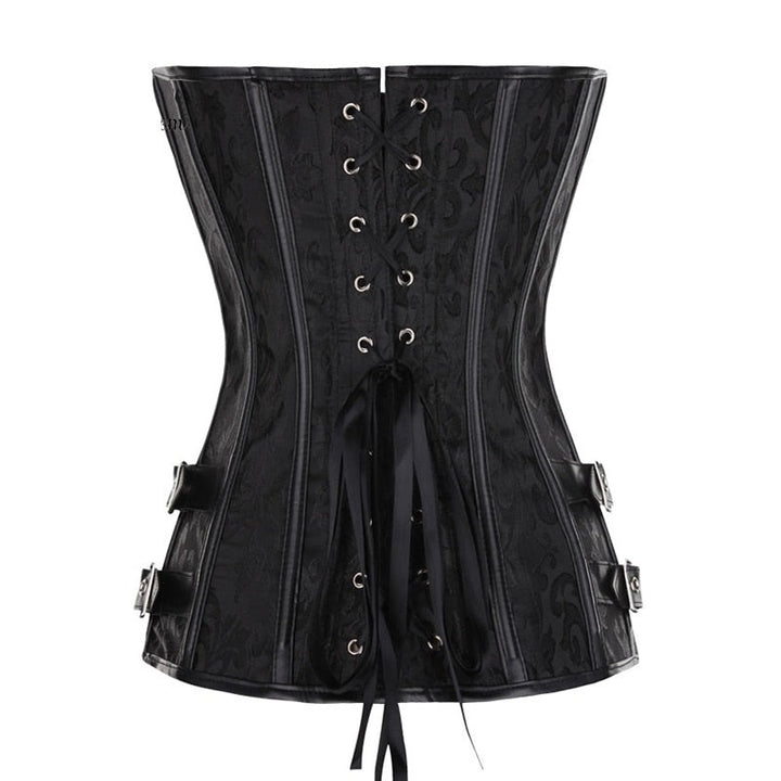 Medieval Opulence: Steampunk Studded Overbust Corset