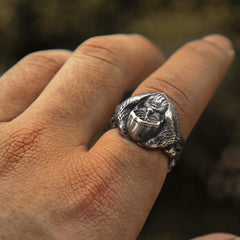 Norse Mythology Odin Raven Rings - Battling Blades