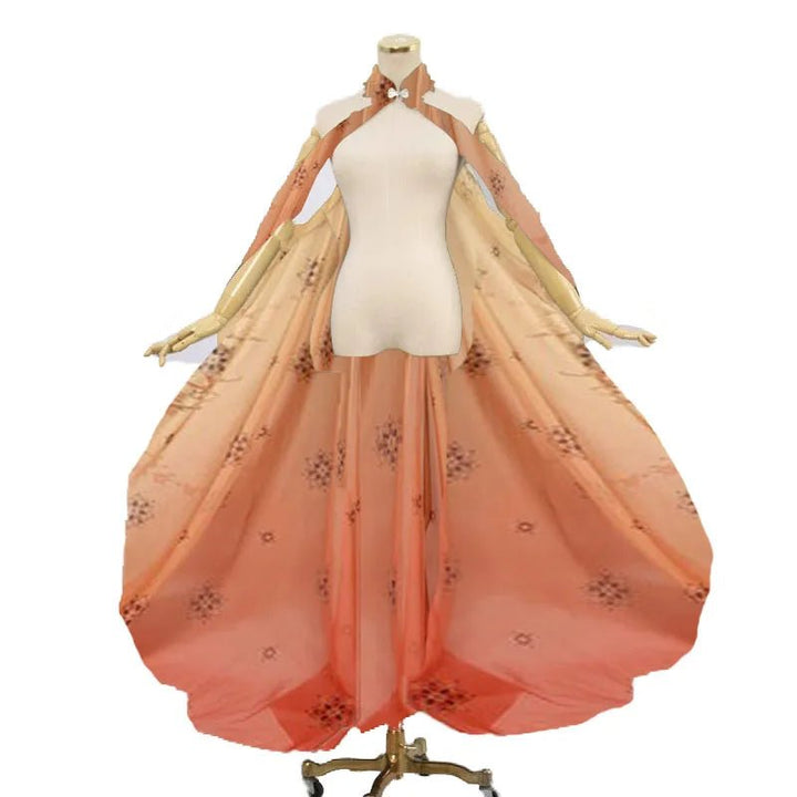 Elven Queen Mesh Cape - Fairy Wedding Dress - Battling Blades