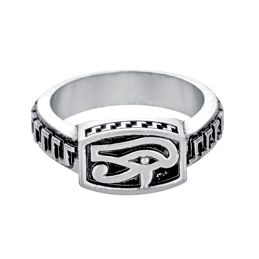 Viking Runes Carved Knot Rings