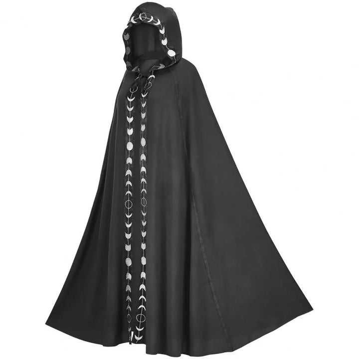 Women's Medieval Moon Cloak - Long Lace Up Mantle