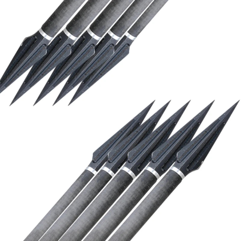 6 pcs Carbon Steel Hunting Arrow heads