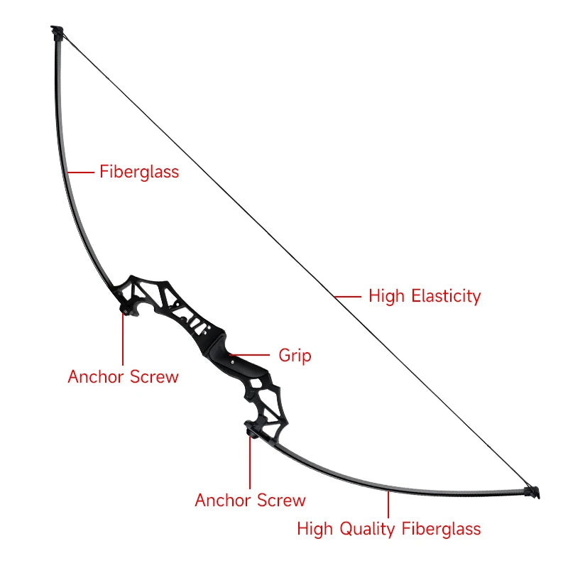 Metal Straight Bow - Hunting Bow