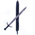 Arming Sword - Knightly Sword - High Carbon Damascus Steel Sword- 35"