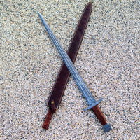 Norman Longsword- Knightly Sword - High Carbon Damascus Steel Sword- 38"