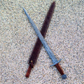 Arming Sword- Knightly Sword - High Carbon Damascus Steel Sword- 38"