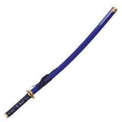 Katana Sword- Blue- High Carbon Damascus Steel- 40.5" - Battling Blades