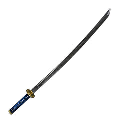 Katana Sword- Blue- High Carbon Damascus Steel- 40.5" - Battling Blades