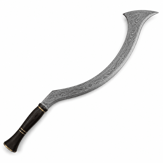 Khopesh - Hand Forged Egyptian Sword - Damascus Steel- 24" - Battling Blades