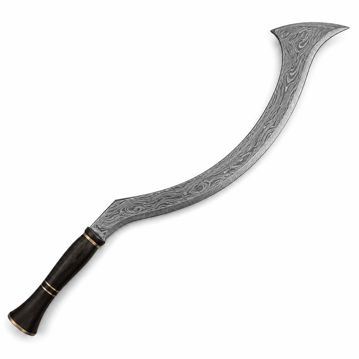 Khopesh - Hand Forged Egyptian Sword - Damascus Steel- 24" - Battling Blades