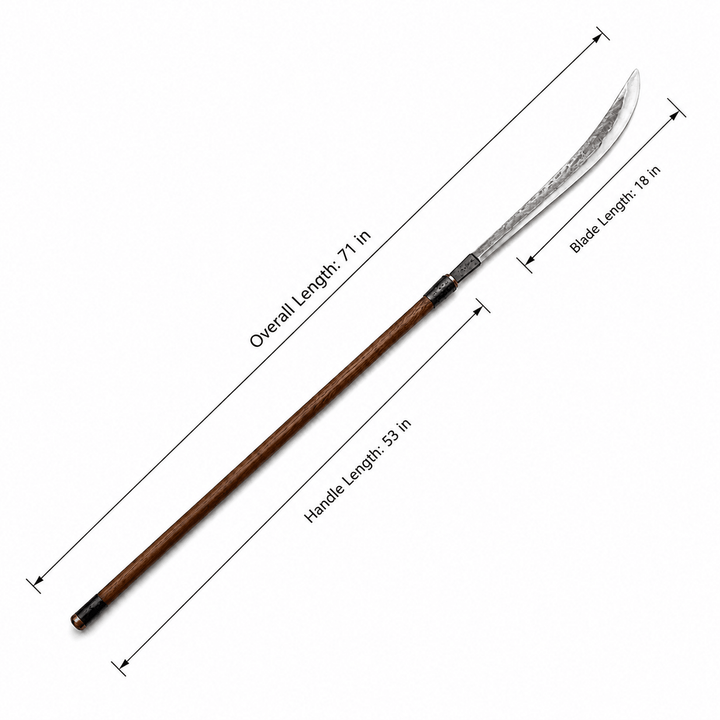 Naginata - 1095 Steel - 71" Japanese Polearm | Spear - Battling Blades