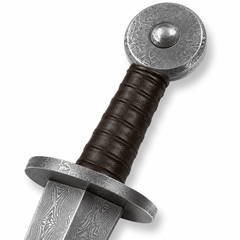 Rondel Knife- Damascus Steel Blade - 14" - Battling Blades