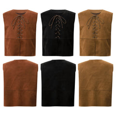Medieval Renaissance Lace-Up Vest - Kids Halloween Costume - Battling Blades