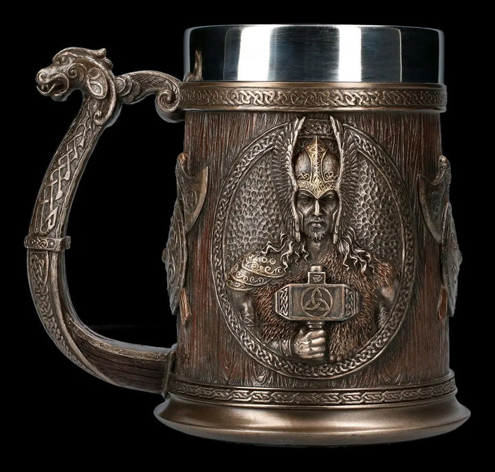 Medieval Odin Vintage Mug - Norse Mythology Mug