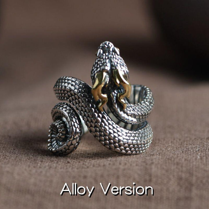 Horned Snake Vintage Ring