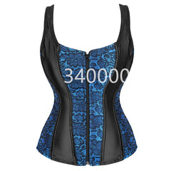 Renaissance Corset: Strapped Satin Overbust - Battling Blades