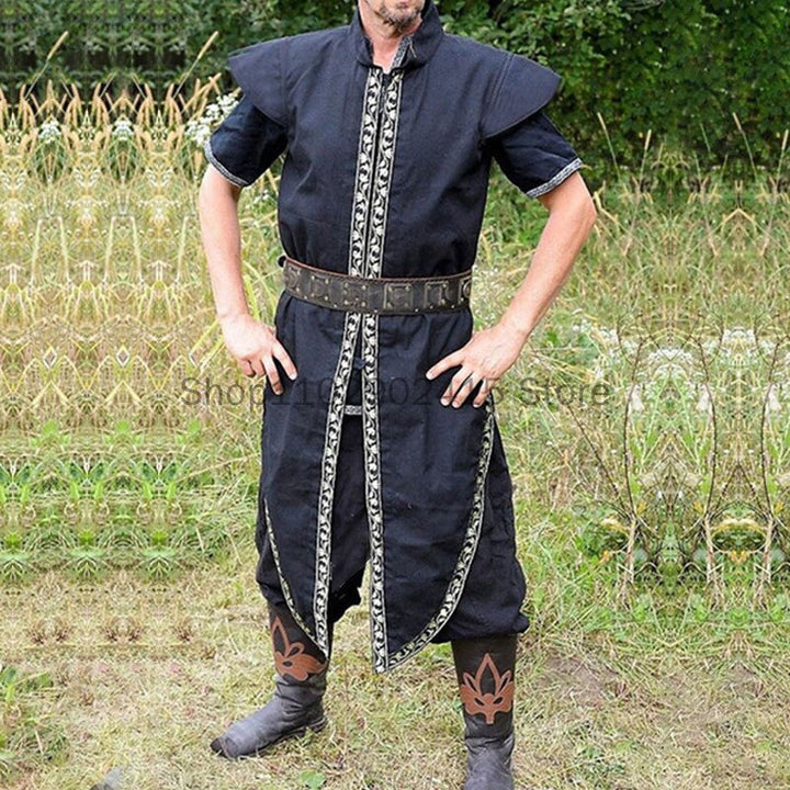 Viking Tunic Warrior Knight Sleeveless Robe