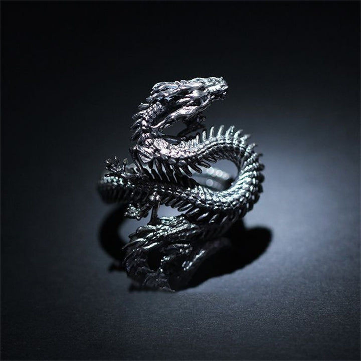 Horned Snake Vintage Ring