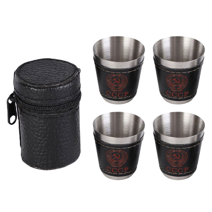 Stainless Steel Camping Drinking Vessel Set