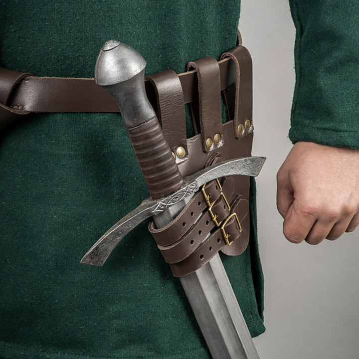 Norse Valor: Medieval Viking LARP Sword Belt Sheath