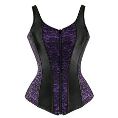 Renaissance Corset: Strapped Satin Overbust - Battling Blades