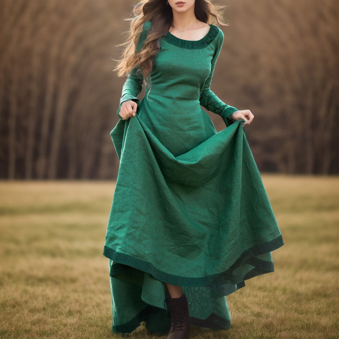 Renaissance Fantasia Gown: Enchanted Elegance