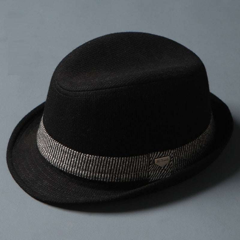 Medieval Majesty: Vintage Wide Brim Wool Felt Hat