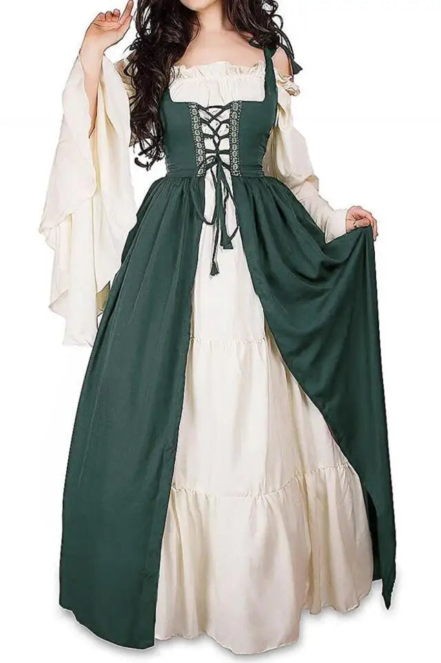 Victorian Over Suit Dress Vest - Renaissance Maxi Dress