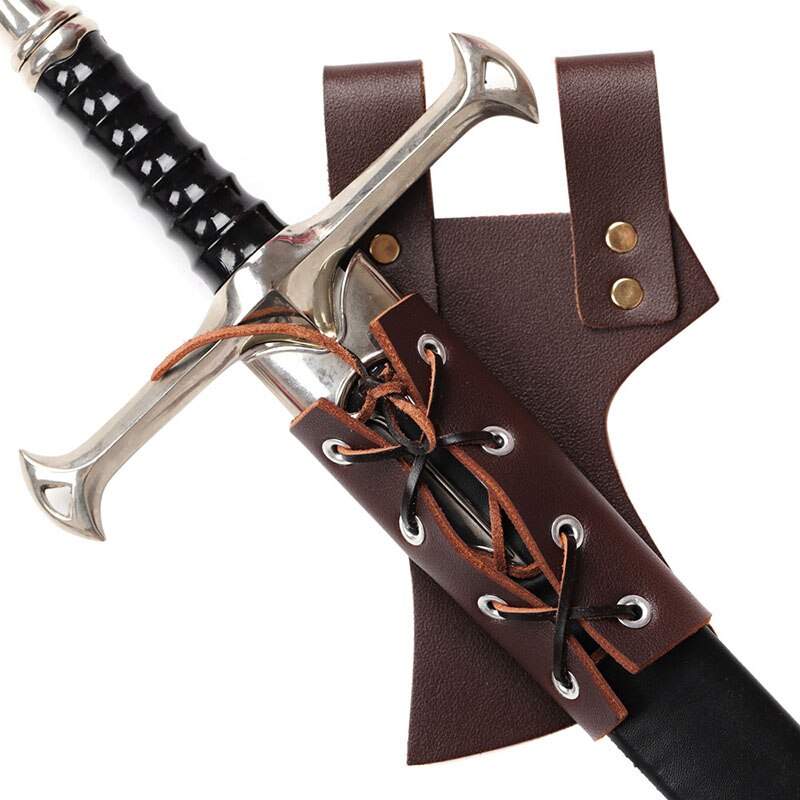 Gothic Enigma: Medieval Sword Belt Scabbard Holder