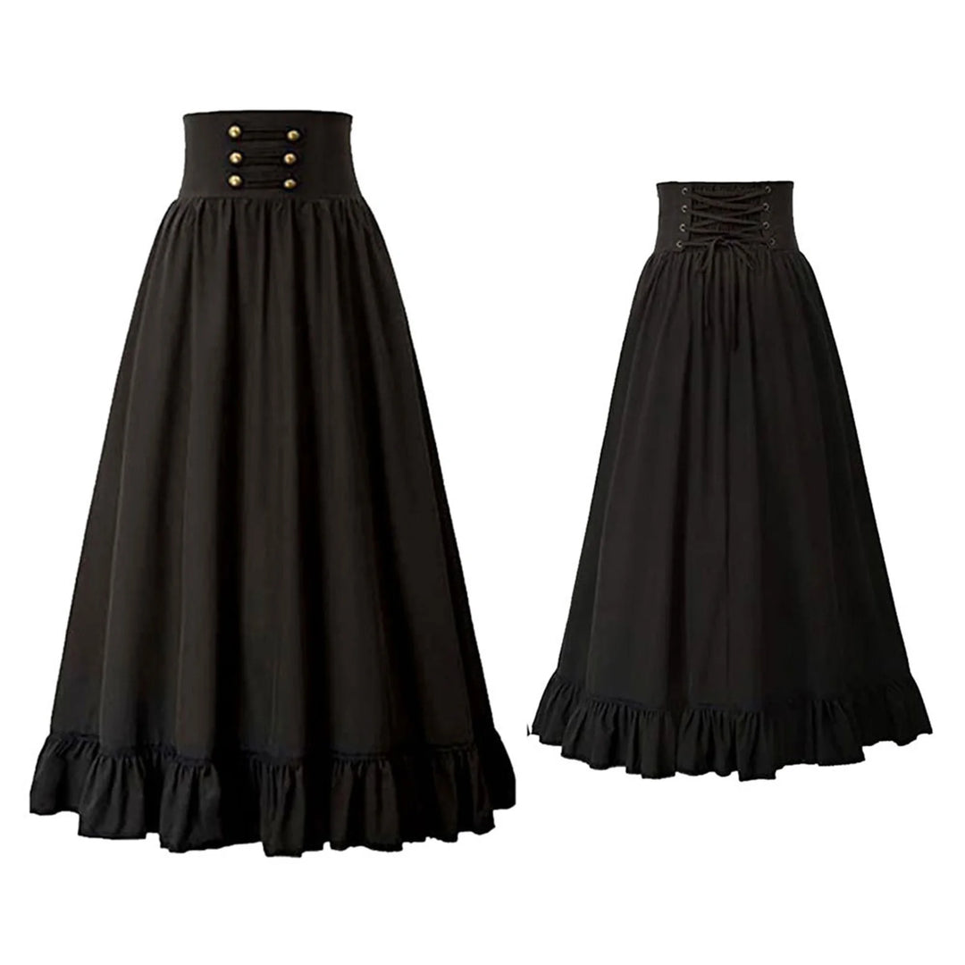 Renaissance Fishtail Retro A-Line Skirt