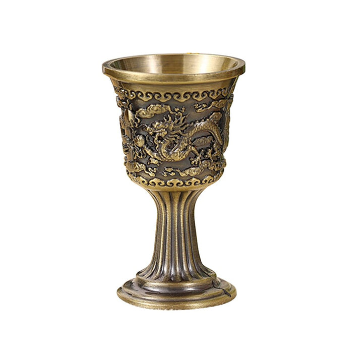 Medieval Gold Trim Goblet: Grail Goblet